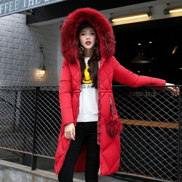 ropalia big fur coat thickened parka women stitching slim long winter coat down cotton ladies down parka jacket women, Black
ropalia big fur coat thickened parka women stitching slim long winter coat down cotton ladies down parka jacket women, Black
