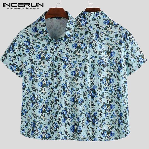 incerun men flower printed short sleeve lapel casual shirt streetwear comfort joker summer vacation button mens fashion blouse, White;black
incerun men flower printed short sleeve lapel casual shirt streetwear comfort joker summer vacation button mens fashion blouse, White;black