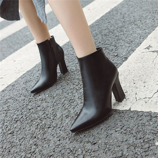 ymechic fashion 2019 autumn winter white black office dress party wedding womens shoes high heels ankle boots bootie big size 43
ymechic fashion 2019 autumn winter white black office dress party wedding womens shoes high heels ankle boots bootie big size 43