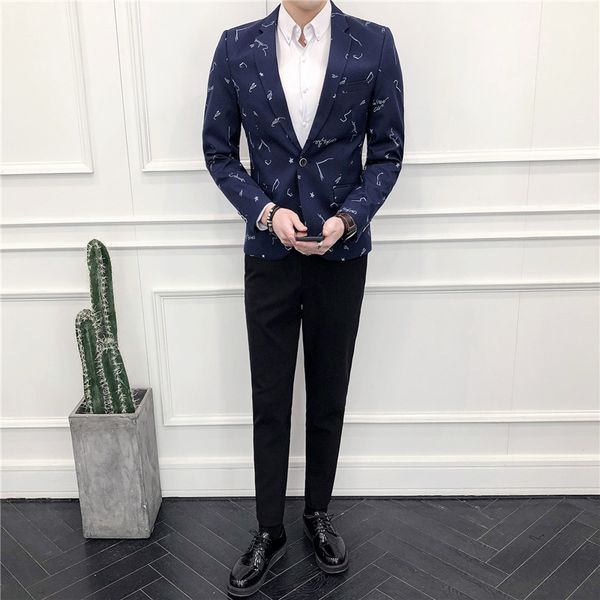 2020 new style men leisure suit men's wear korean-style slim fit small suit men business jacket one-piece, White;black
2020 new style men leisure suit men's wear korean-style slim fit small suit men business jacket one-piece, White;black