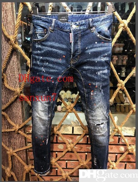 luxury designer fashion brand stripe button men fashion jeans new frayed men straight slim d2 denim pants biker leisure washed pants jeans, Blue
luxury designer fashion brand stripe button men fashion jeans new frayed men straight slim d2 denim pants biker leisure washed pants jeans, Blue