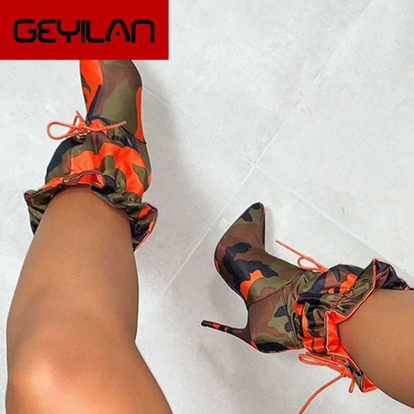 spring/autumn new high heels stilettos fashion camouflage ankle boots shoes woman lace up night club boots chic, Black
spring/autumn new high heels stilettos fashion camouflage ankle boots shoes woman lace up night club boots chic, Black