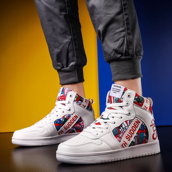 men's shoes 2019 autumn new style students hight-athletic shoes men's korean-style couples board shoe teenager casual, Black
men's shoes 2019 autumn new style students hight-athletic shoes men's korean-style couples board shoe teenager casual, Black