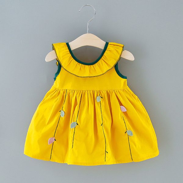 summer lovely baby girls print princess dress big bow clothes sleeveless sundress, Red;yellow
summer lovely baby girls print princess dress big bow clothes sleeveless sundress, Red;yellow