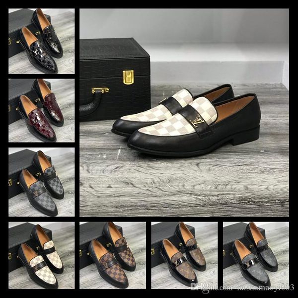 iduzi italian l luxury hockenheim v designer dress shoes black brown leather casual loafers gentleman slip on pointed oxford shoes with box, Black;red
iduzi italian l luxury hockenheim v designer dress shoes black brown leather casual loafers gentleman slip on pointed oxford shoes with box, Black;red