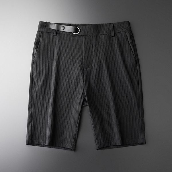 minglu vertical stripe mens shorts hight quality silk business casual thin short trousers men fashion slim fit men short pants, White;black
minglu vertical stripe mens shorts hight quality silk business casual thin short trousers men fashion slim fit men short pants, White;black