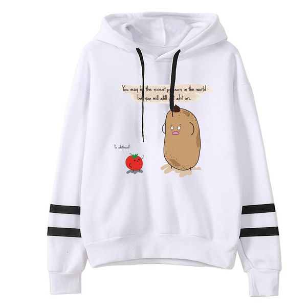 women yo shithead print stripe round collar long sleeve sweatshirt drawstring broadcloth pullover solid color polyester xj, Black
women yo shithead print stripe round collar long sleeve sweatshirt drawstring broadcloth pullover solid color polyester xj, Black