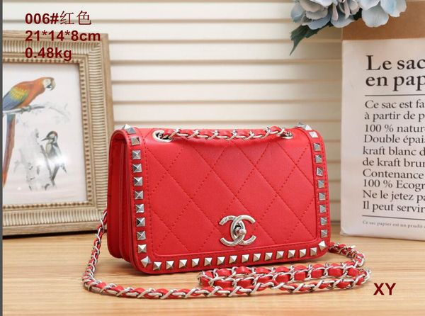 the new 2020 fashion exquisite female bag female models rivet chain shoulder bag shoulder bag handbag purse backpack
the new 2020 fashion exquisite female bag female models rivet chain shoulder bag shoulder bag handbag purse backpack