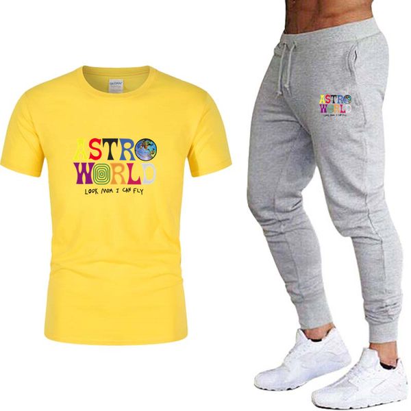 summer men's new t-shirt + trousers suit running clothes sportswear gym fitness training breathable track suits running clothes, Gray
summer men's new t-shirt + trousers suit running clothes sportswear gym fitness training breathable track suits running clothes, Gray