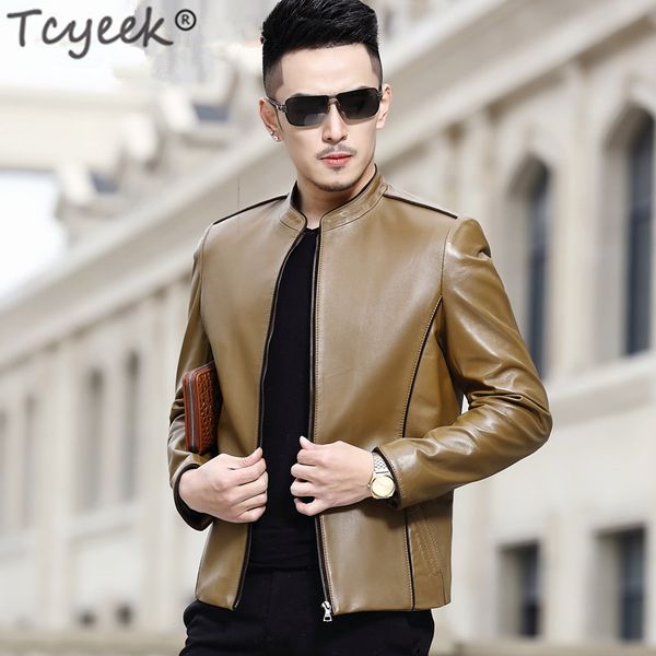tcyeek 100% real sheepskin coat men streetwear natural genuine leather jacket male jacket motorcycle men's leather 168807, Black
tcyeek 100% real sheepskin coat men streetwear natural genuine leather jacket male jacket motorcycle men's leather 168807, Black