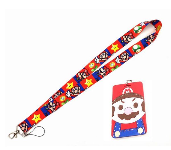 1 pcs cartoon super mario card lanyard key chains card holders bank neck strap bus id holders, Silver
1 pcs cartoon super mario card lanyard key chains card holders bank neck strap bus id holders, Silver