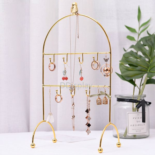 ddisplay doorshaped jewelry stand multifunctional jewelry display golden bird earring jewelry rack bracelet metal rack storage, Black
ddisplay doorshaped jewelry stand multifunctional jewelry display golden bird earring jewelry rack bracelet metal rack storage, Black
