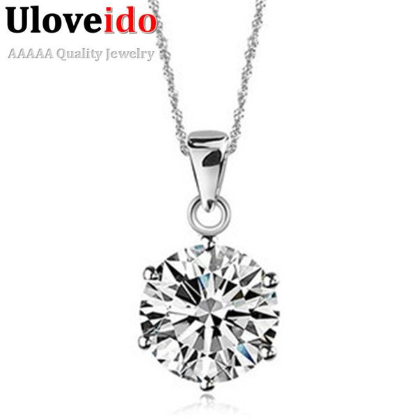 uloveido pendants necklaces cz zircon jewelry silver women pendant necklace suspension collar pingentes collares 49% off n321
uloveido pendants necklaces cz zircon jewelry silver women pendant necklace suspension collar pingentes collares 49% off n321