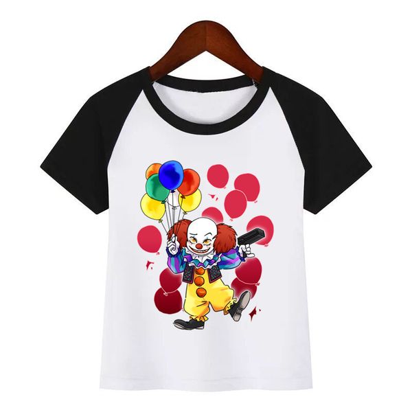children pennywise movie it losers the scary creepy clown t-shirt print t shirt baby clothes children summer t-shirt, Blue
children pennywise movie it losers the scary creepy clown t-shirt print t shirt baby clothes children summer t-shirt, Blue