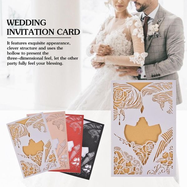 10pcs holiday hollow greeting card invitation letter cover wedding party valentine's day invitation letter cards
10pcs holiday hollow greeting card invitation letter cover wedding party valentine's day invitation letter cards