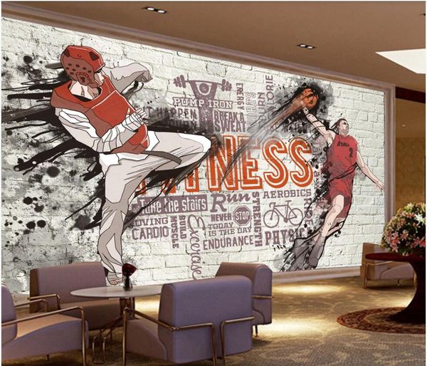 3d wall murals wallpaper for walls 3 d custom p mural nostalgic brick wall hand painted basketball taekwondo room 3d wallpaer home decor
3d wall murals wallpaper for walls 3 d custom p mural nostalgic brick wall hand painted basketball taekwondo room 3d wallpaer home decor