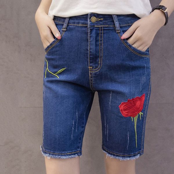 flower embroidery summer short jeans fashion burr ladies shorts casual large sizes denim shorts for women worn feminina, White;black
flower embroidery summer short jeans fashion burr ladies shorts casual large sizes denim shorts for women worn feminina, White;black