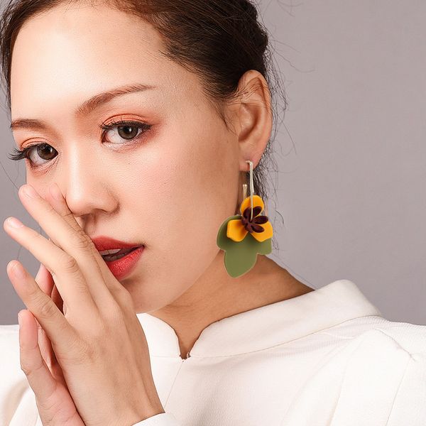 multi-layers floral drop earrings for women bohemian aretes de mujer modernos 2019 retro party acrylic statement earrings et1119, Silver
multi-layers floral drop earrings for women bohemian aretes de mujer modernos 2019 retro party acrylic statement earrings et1119, Silver