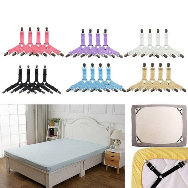 4pcs/set elastic bed sheet clips suspenders straps adjustable heavy duty grippers for home bed sheet clips
4pcs/set elastic bed sheet clips suspenders straps adjustable heavy duty grippers for home bed sheet clips