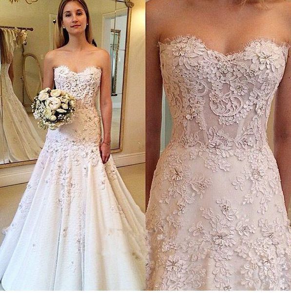2018 New Boho Beach A line Wedding Dresses Sweetheart Backless Lace Appliques Beaded Sweep Train Plus Size Bridal Gowns vestidos de novia
2018 New Boho Beach A line Wedding Dresses Sweetheart Backless Lace Appliques Beaded Sweep Train Plus Size Bridal Gowns vestidos de novia