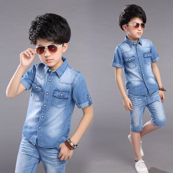 clothing sets children boys summer denim shorts pants sports tracksuit for kids short sleeve t shirt jeans clothes 2021, White
clothing sets children boys summer denim shorts pants sports tracksuit for kids short sleeve t shirt jeans clothes 2021, White