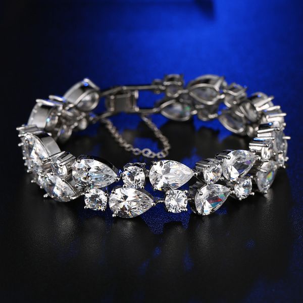 european and american jewelry wholesale bracelet crystal bracelet female water drop simulate diamonds zircon pear shape, Black
european and american jewelry wholesale bracelet crystal bracelet female water drop simulate diamonds zircon pear shape, Black