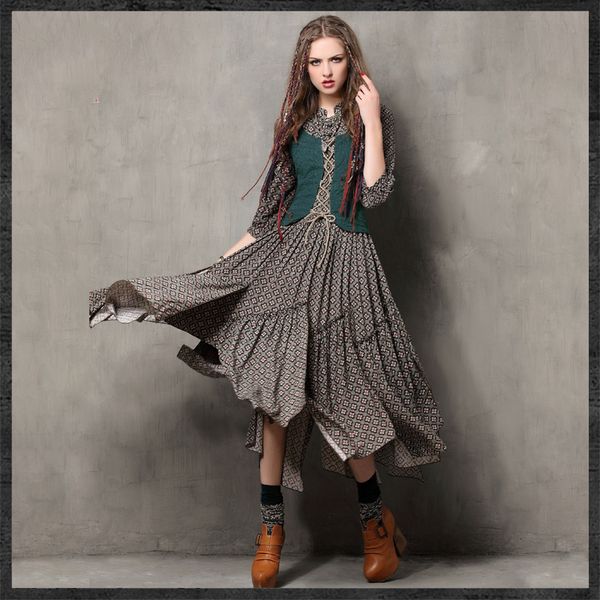 autumn denim dress women floral print inregular dress elegant slim cowboy half sleeve beach long sleeve dresses, Blue;gray
autumn denim dress women floral print inregular dress elegant slim cowboy half sleeve beach long sleeve dresses, Blue;gray