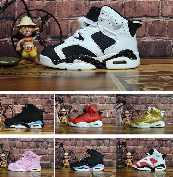 kids shoes designer 6s black white pink red blue grey leather breathable basketball shoes sneakers with box
kids shoes designer 6s black white pink red blue grey leather breathable basketball shoes sneakers with box