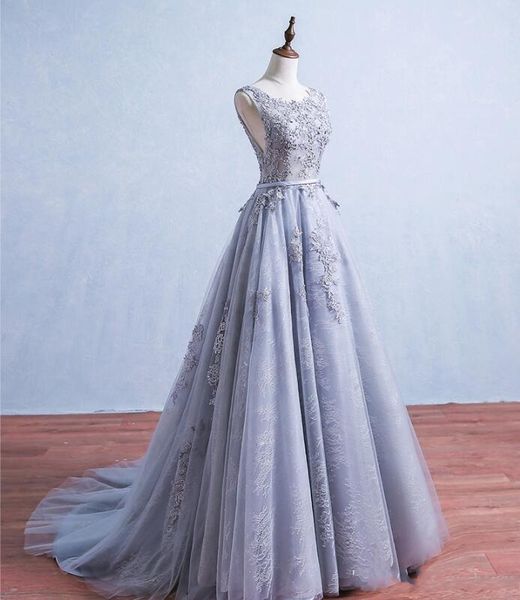 high-quality spring and autumn new gray evening dresses long neck shoulder halter applique nail bead a dance party dresses, Black;red
high-quality spring and autumn new gray evening dresses long neck shoulder halter applique nail bead a dance party dresses, Black;red