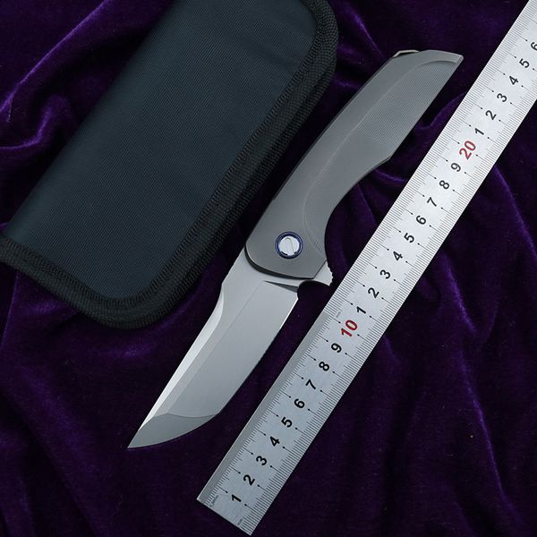 

LOVOCOO Хоккайдо Флиппер складной нож M390 лезвие Титан 3D ручка открытый кемпинг охота карманные фрукты Ножи EDC инструменты