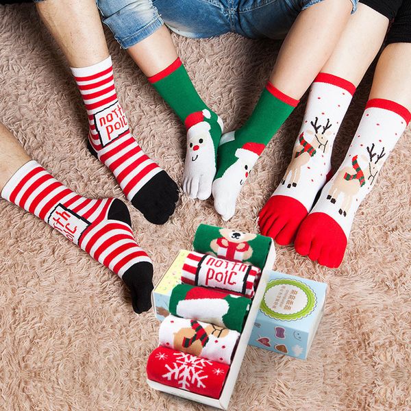 christmas cotton socks unisec print multicolor toe five finger sock cotton funny socks t528, Black;white
christmas cotton socks unisec print multicolor toe five finger sock cotton funny socks t528, Black;white