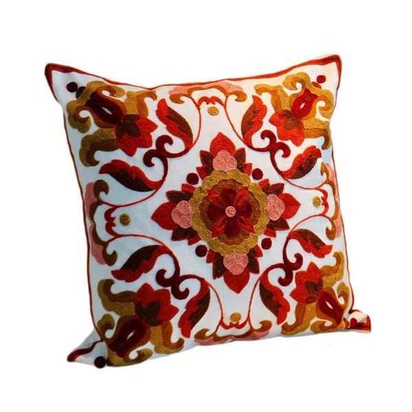 floral pattern embroidery pillow cover, soft cotton red square throw pillowcase, decorative pillowslip for car bed sofa couch pillow case
floral pattern embroidery pillow cover, soft cotton red square throw pillowcase, decorative pillowslip for car bed sofa couch pillow case