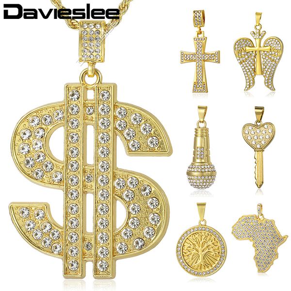 davieslee mens miami chain usa us dollar symbol pendant necklace gold color jewelry iced out paved rhinestones lgpm08, Silver
davieslee mens miami chain usa us dollar symbol pendant necklace gold color jewelry iced out paved rhinestones lgpm08, Silver