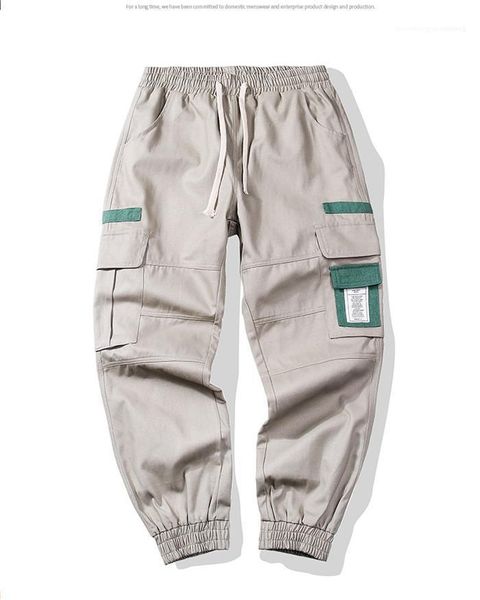 multi legged pockets pants mens casual overalls loose contrast color lacing street style mens pants with, Black
multi legged pockets pants mens casual overalls loose contrast color lacing street style mens pants with, Black