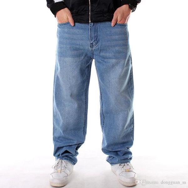 man loose jeans skateboard jeans baggy pants denim pants hip hop men plus size 30-46 denim trousers, Blue
man loose jeans skateboard jeans baggy pants denim pants hip hop men plus size 30-46 denim trousers, Blue