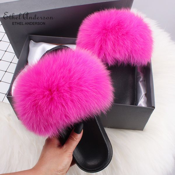 ethel anderson genuine fox hair slippers lady flip flop slides summer beach fox fur slides sandals plus shoes woman t2001067318132, Blue;gray
ethel anderson genuine fox hair slippers lady flip flop slides summer beach fox fur slides sandals plus shoes woman t2001067318132, Blue;gray