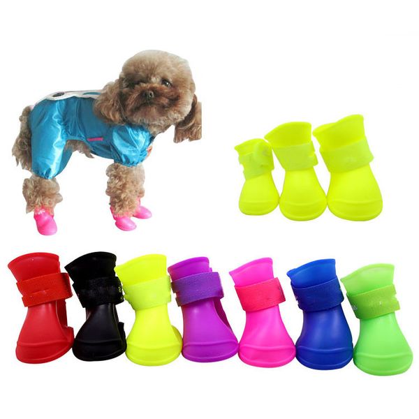 the pet dog boots with four silicone antiskid shoes wear waterproof dogs shoes candy colored pet rainy days appear essential
the pet dog boots with four silicone antiskid shoes wear waterproof dogs shoes candy colored pet rainy days appear essential