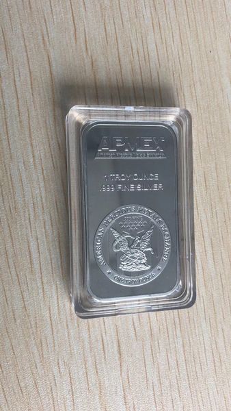 5pcs/lot american precious metals exchange apmex 1 oz .999 silver bar (original design
5pcs/lot american precious metals exchange apmex 1 oz .999 silver bar (original design