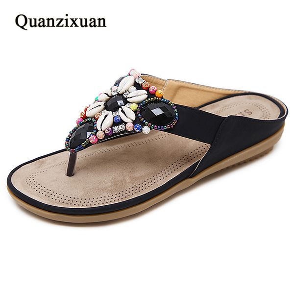 quanzixuan summer sandals women slippers fashion casual flat shoes slides string bead women shoes beach sandals large size 44 45, Black
quanzixuan summer sandals women slippers fashion casual flat shoes slides string bead women shoes beach sandals large size 44 45, Black