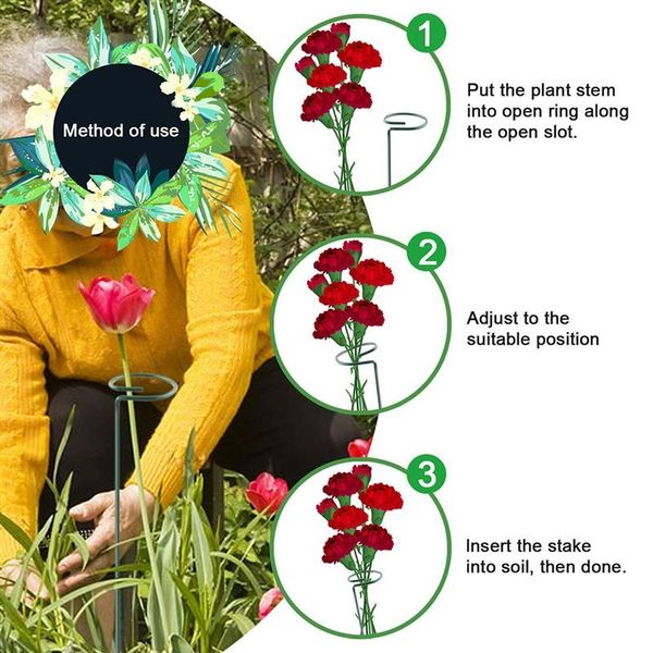 1pcs frame agriculture ring plant stem durable farming stake vegetables support rack tool garden flower branch metal other garden suppli
1pcs frame agriculture ring plant stem durable farming stake vegetables support rack tool garden flower branch metal other garden suppli