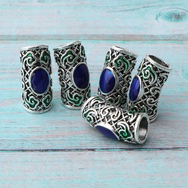 5x viking beads hair beards tubes decors bracelet pendant jewelry diy 2.3 x 1 cm, Black
5x viking beads hair beards tubes decors bracelet pendant jewelry diy 2.3 x 1 cm, Black