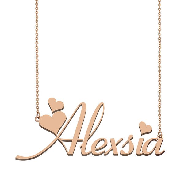 alexsia name necklace pendant for women girls birthday gift custom nameplate children friends jewelry 18k gold plated stainless steel, Silver
alexsia name necklace pendant for women girls birthday gift custom nameplate children friends jewelry 18k gold plated stainless steel, Silver