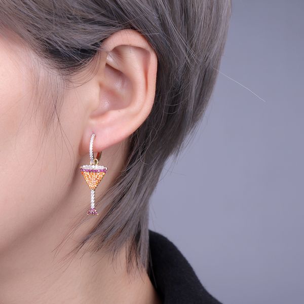 new arrival cute statement earrings fine jewelry s925 sterling wineglass crystal hoop earrings for women charm jewelry ae028, Black
new arrival cute statement earrings fine jewelry s925 sterling wineglass crystal hoop earrings for women charm jewelry ae028, Black