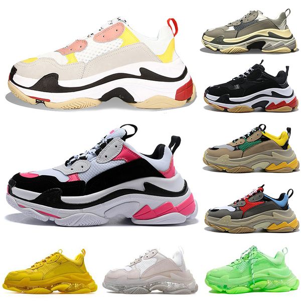 2020 fashion designer trainers crystal bottom paris triple s dad luxury sports shoes shoes white pink black brown yellow green for man
2020 fashion designer trainers crystal bottom paris triple s dad luxury sports shoes shoes white pink black brown yellow green for man