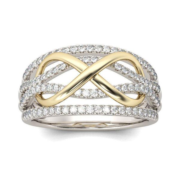 2020new european and american fashion accessories gold-plated ring wedding ring separations, Golden;silver
2020new european and american fashion accessories gold-plated ring wedding ring separations, Golden;silver