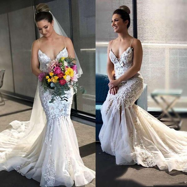 2020 последние русалка свадебные платья сексуальная спагетти шеи vestidos кружева аппликация свадебные платья суд поезд горячие продажи свад, White
2020 последние русалка свадебные платья сексуальная спагетти шеи vestidos кружева аппликация свадебные платья суд поезд горячие продажи свад, White