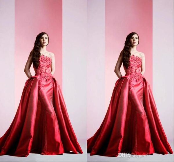 amazing red elie saab evening dresses crew applique lace prom dress with detachable train beaded formal party gowns special occasion dresses, Black;red
amazing red elie saab evening dresses crew applique lace prom dress with detachable train beaded formal party gowns special occasion dresses, Black;red