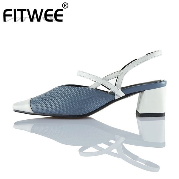 fitwee women real leather office sandals party simple summer shoes woman vacation high heels casual sandals footwear size 34-40, Black
fitwee women real leather office sandals party simple summer shoes woman vacation high heels casual sandals footwear size 34-40, Black