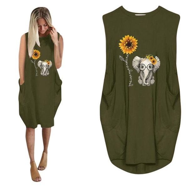 2020 summer new women's sleeveless dress casual loose large size fashion print round neck women's elegant dress s-5xl, Black;gray
2020 summer new women's sleeveless dress casual loose large size fashion print round neck women's elegant dress s-5xl, Black;gray