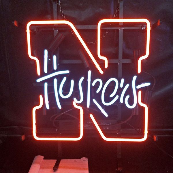 n huskers beer led glass tube neon signs lamp lights l advertising display bar home decoration sign metal frame 17'' 20''
n huskers beer led glass tube neon signs lamp lights l advertising display bar home decoration sign metal frame 17'' 20''
